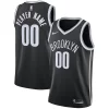 Brooklyn Nets Notable Nike Swingman Custom Jersey Black Icon Edition