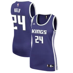 Buddy Hield Sacramento Kings adidas Incontournable Women's Road Replica Jersey Purple