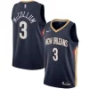 C.J. McCollum New Orleans Pelicans Admirable Nike Swingman Jersey Icon Edition Navy
