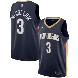 C.J. McCollum New Orleans Pelicans Admirable Nike Swingman Jersey Icon Edition Navy