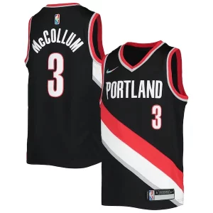 C.J. McCollum Portland Trail Blazers Nike Youth 2021/22 Diamond Swingman Prime Jersey Icon Edition Black