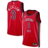 CJ McCollum New Orleans Pelicans Jordan Brand Unisex Swingman Jersey Splendide Statement Edition Red