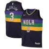 CJ McCollum New Orleans Pelicans Nike Youth Swingman Jersey Tendance City Edition Purple