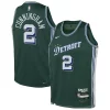 Cade Cunningham Detroit Pistons Dashing Nike Youth 2022/23 Swingman Jersey City Edition Green