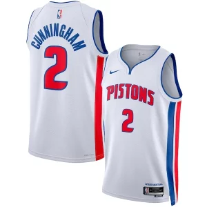 Cade Cunningham Detroit Pistons Nike Unisex Swingman Jersey Incontournable Association Edition White/Blue