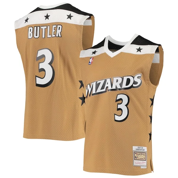 Caron Butler Washington Wizards 2001/02 Hardwood Distingué Classics Swingman Jersey Gold