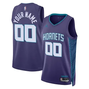 Charlotte Admirable Hornets Jordan Brand Unisex 2022/23 Swingman Custom Jersey Statement Edition Teal