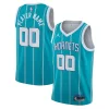 Charlotte Hornets Jordan Brand 2020/21 Swingman Custom Jersey Icon Edition Teal Classique