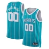 Charlotte Hornets Jordan Brand Notable Unisex Swingman Custom Jersey Teal Icon Edition