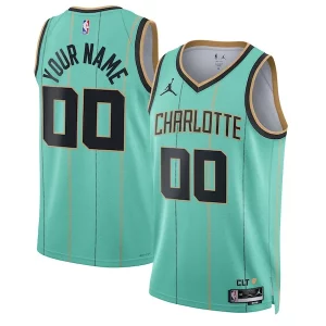 Charlotte Hornets Jordan Brand Unisex 2024/25 Custom Swingman Jersey City Edition Mint Unique