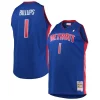 Chauncey Billups Detroit Pistons 2003/04 Big & Authentique Tall Hardwood Classics Swingman Jersey Blue