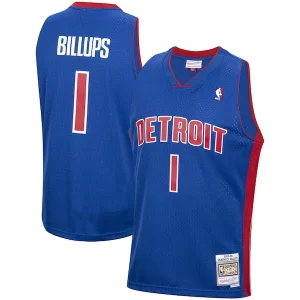 Chauncey Billups Detroit Pistons 2003/04 Hardwood Classics Swingman Jersey Royal Commémoratif