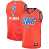 Chet Holmgren Oklahoma City Thunder Fast Break Replica Player Jersey Statement Edition Orange Refiné