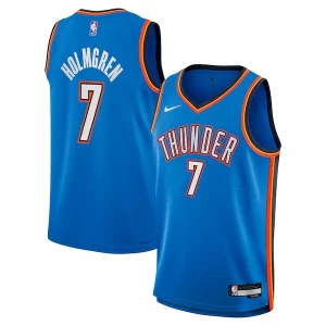 Chet Holmgren Oklahoma City Thunder Nike Youth Swingman Jersey Icon Edition Authentique Blue
