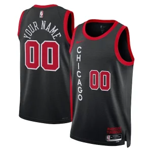 Chicago Bulls Collectible Nike Unisex 2023/24 Custom Swingman Jersey Black City Edition