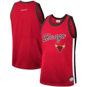 Chicago Bulls Hardwood Classics Team Heritage Fashion Jersey Red Dashing