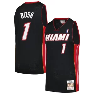 Chris Bosh Miami Heat 2012/13 Hardwood Classics Swingman Superbe Jersey Black
