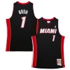 Chris Bosh Miami Heat Hardwood Classics Swingman Jersey Luxueux Black