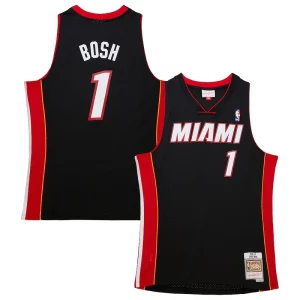 Chris Bosh Miami Heat Hardwood Classics Swingman Jersey Luxueux Black