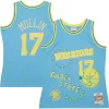 Chris Mullin Golden State Exquisite Warriors 1993/94 Swingman Sidewalk Sketch Jersey Light Blue