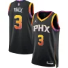 Chris Paul Phoenix Suns Jordan Brand Unisex Swingman Jersey Refiné Statement Edition Black