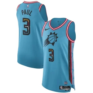 Chris Paul Phoenix Suns Nike 2022/23 Authentic Jersey City Edition Prime Turquoise