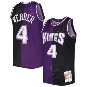 Chris Webber Sacramento Kings Sophistiqué Hardwood Classics 2000/01 Split Swingman Jersey Purple/Black