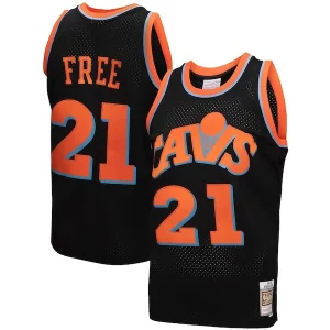 Cleveland Cavaliers 1984 85 Hardwood Premium Classics World B. Free Reload 3.0 Swingman Jersey Black