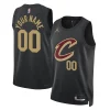 Cleveland Cavaliers Authentique Jordan Brand Unisex 2022/23 Swingman Custom Jersey Statement Edition Black