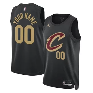 Cleveland Cavaliers Authentique Jordan Brand Unisex 2022/23 Swingman Custom Jersey Statement Edition Black