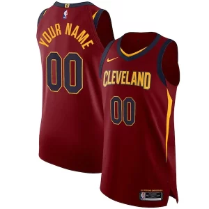 Cleveland Cavaliers Incontournable Nike Authentic Custom Jersey Wine Icon Edition