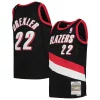 Clyde Bold Drexler Portland Trail Blazers Youth 1991/92 Hardwood Classics Swingman Jersey Black