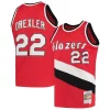 Clyde Drexler Portland Trail Blazers 1983/84 Hardwood Classics Swingman Jersey Red Refiné
