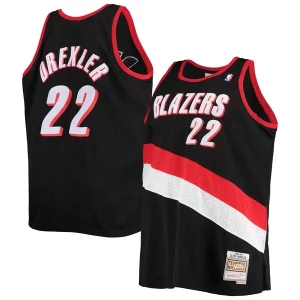 Clyde Drexler Portland Trail Blazers 1991/92 Big & Tall Superbe Hardwood Classics Swingman Jersey Black