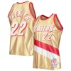 Clyde Drexler Portland Trail Blazers 75th Anniversary 1991/92 Hardwood Magnifique Classics Swingman Jersey Gold