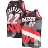 Clyde Drexler Portland Trail Blazers Hardwood Classics 1991/92 Hyper Hoops Swingman Jersey Personalisable Black