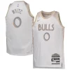 Coby White Chicago Bulls Nike Youth 2024/25 Swingman Player Jersey City Edition White Élégant