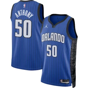 Cole Anthony Orlando Magic Jordan Brand Unisex Tendance Swingman Jersey Statement Edition Blue