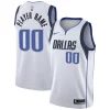 Dallas Mavericks Nike 2020/21 Premium Swingman Custom Jersey Association Edition White