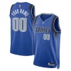 Dallas Mavericks Nike Prime 2021/22 Diamond Swingman Custom Jersey Icon Edition Blue