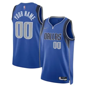 Dallas Mavericks Nike Prime 2021/22 Diamond Swingman Custom Jersey Icon Edition Blue