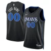 Dallas Mavericks Nike Unisex 2023/24 Custom Swingman Jersey Black Tendance City Edition