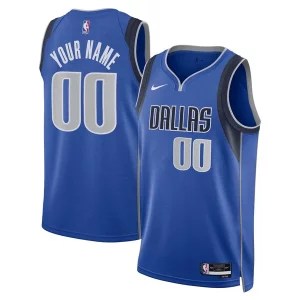 Dallas Mavericks Nike Unisex Swingman Uniques Custom Jersey Blue Icon Edition