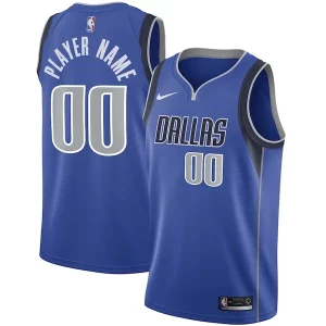 Dallas Notable Mavericks Nike 2020/21 Swingman Custom Jersey Icon Edition Blue