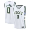 Damian Lillard Milwaukee Bucks Fast Break Replica Player Jersey Association Élégant Edition White