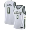 Damian Lillard Milwaukee Bucks Nike Collectible Unisex Swingman Player Jersey Association Edition White