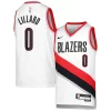 Damian Lillard Portland Trail Blazers Bold Nike Youth Swingman Jersey Association Edition White