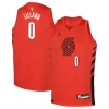 Damian Lillard Portland Trail Blazers Jordan Refiné Brand Youth Swingman Jersey Statement Edition Red