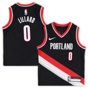 Damian Lillard Portland Trail Blazers Nike Preschool Swingman Haut de gamme Player Jersey Icon Edition Black