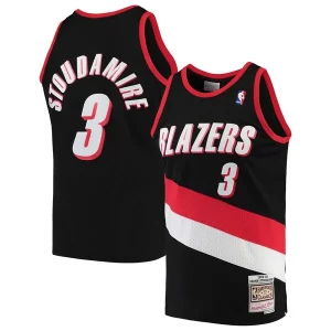 Damon Stoudamire Portland Trail Confortable Blazers 1999/00 Hardwood Classics Swingman Jersey Black